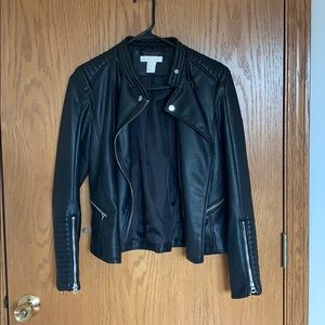 H&M leather jacket